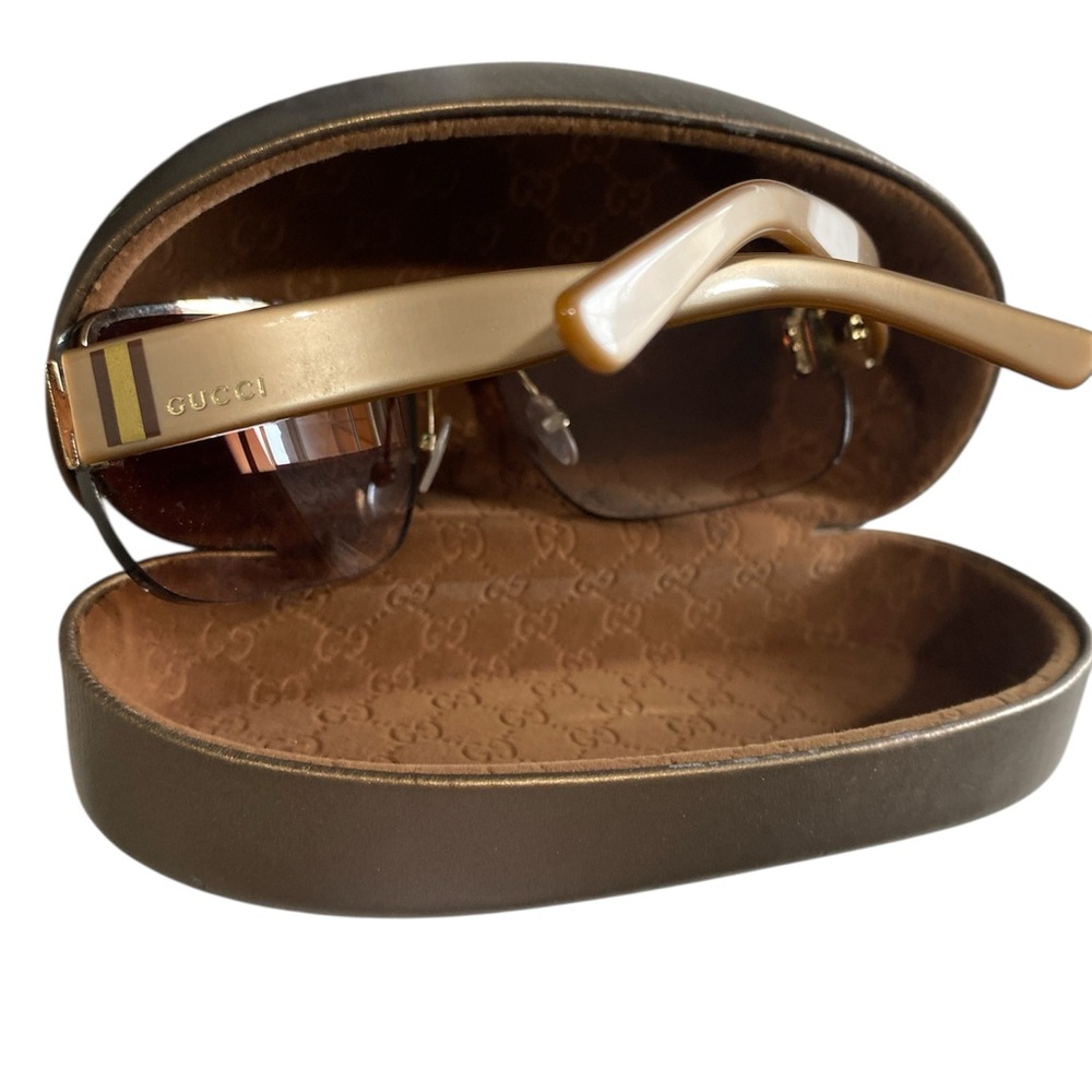 Gucci Brown Gradient Sunglasses - Picture 5 of 6